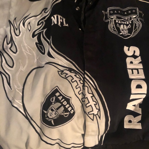SOLD DO NOT BUY- Oakland Raiders vintage letterman - Picture 3 of 5